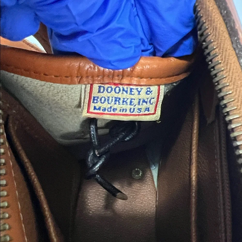 Dooney & Bourke Brown Leather Briefcase